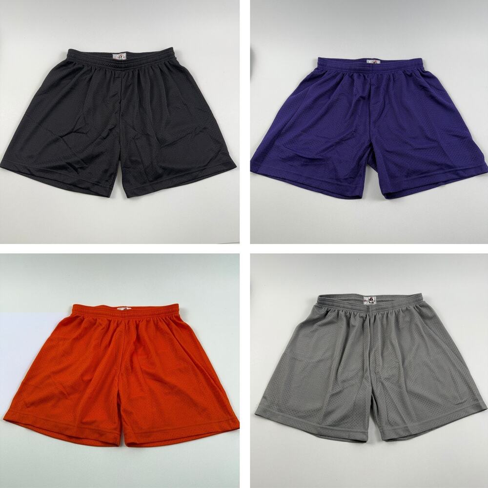 Lot of 4 Badger Sport Women Mesh Drawstring Short Size L NWOT